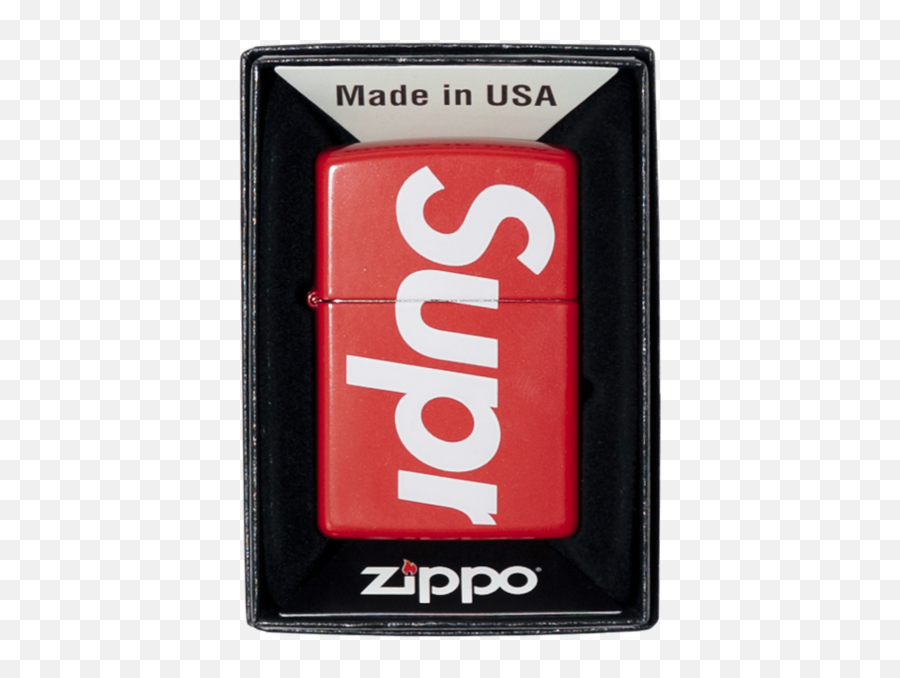 Supreme Logo Zippo Red Wesoldout Png Font