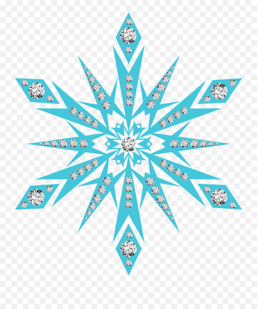 Transparent Background Snowflakes - Frozen Snowflake Clipart Png,Frozen  Snowflake Png - free transparent png images 