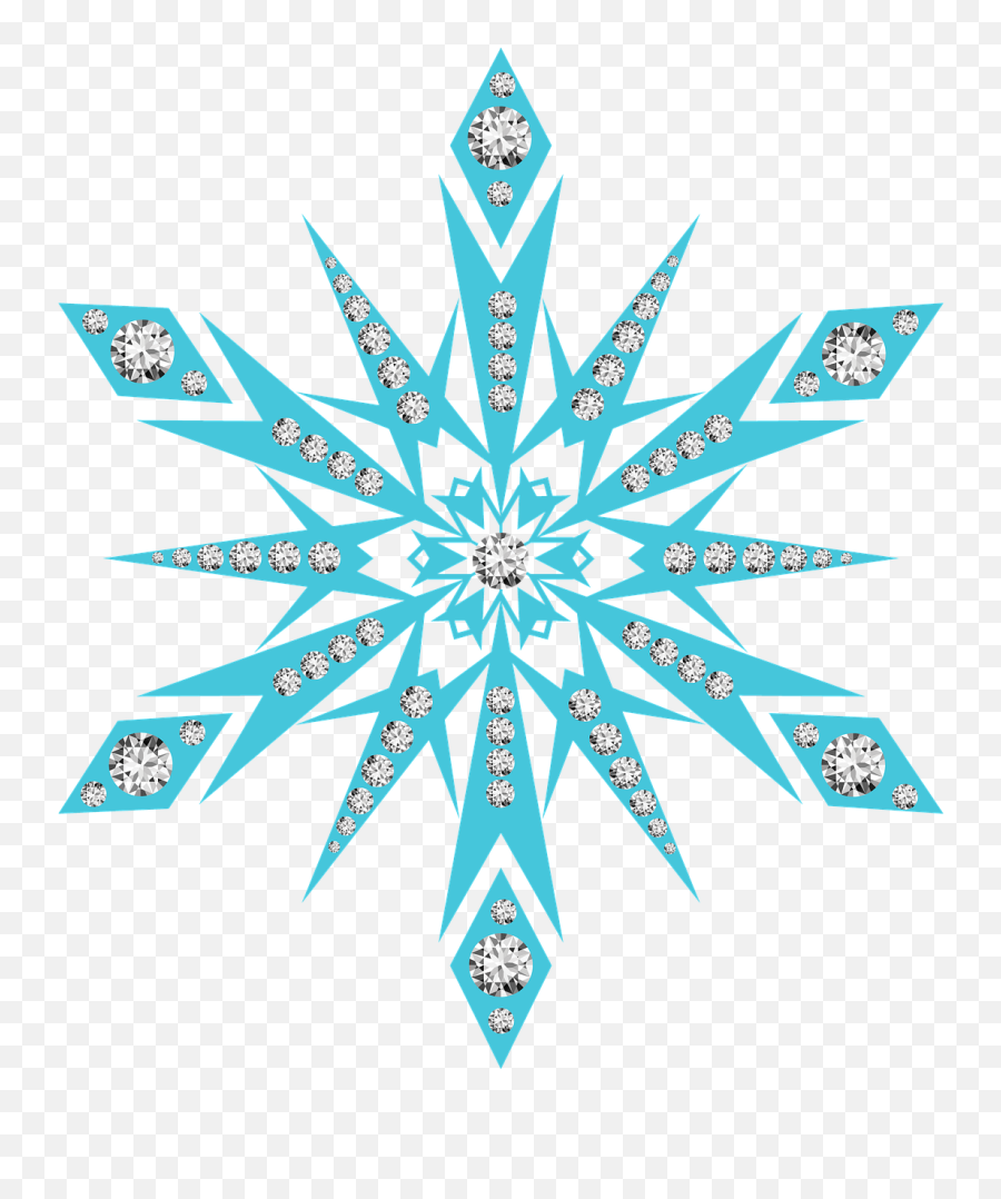 Transparent Background Snowflakes - Frozen Snowflake Clipart Png,Frozen Snowflake Png