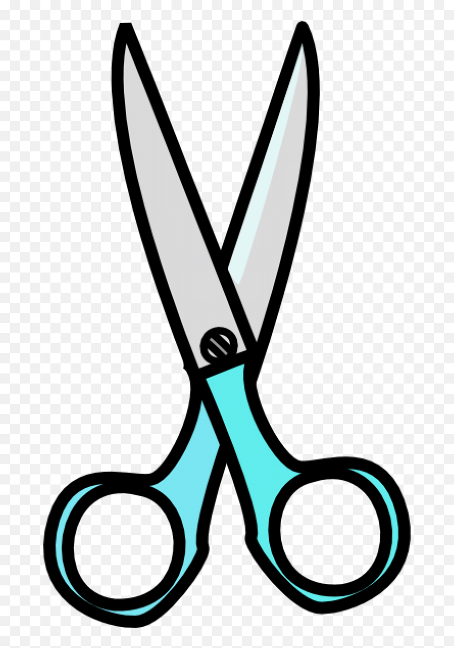 Hair Scissors Clip Art Style - Scissors Cartoon Png,Scissors Clipart Png -  free transparent png images 