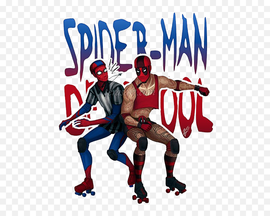 Spiderman And Deadpool Png Transparent Image Mart - Deadpool And Spiderman Transparent,Deadpool Transparent