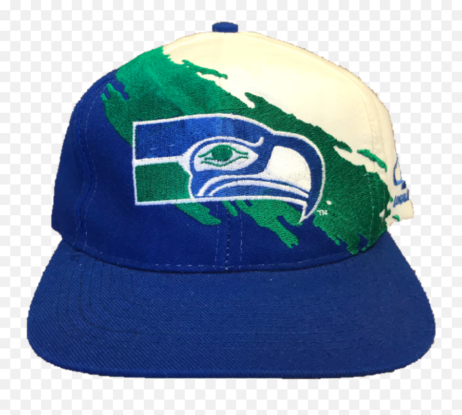 Logo Athletic Splash Vintage Seattle Seahawks Snapback - Seattle Seahawks Png,Seahawks Logo Transparent