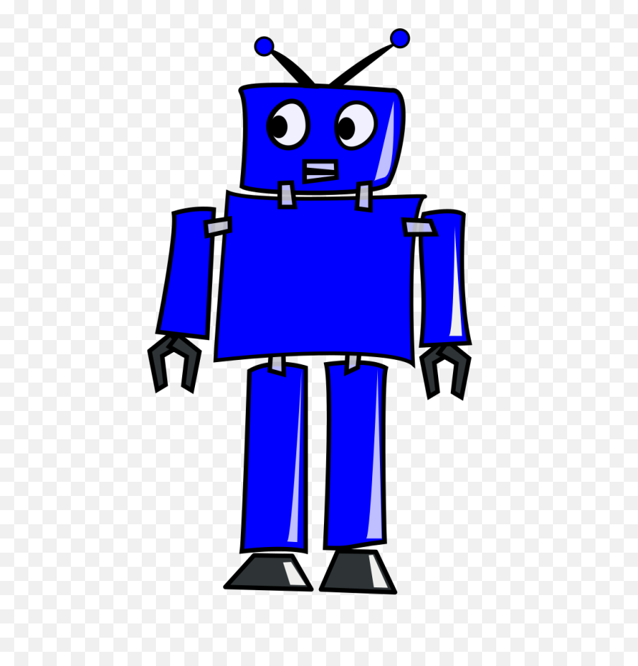 Download Blue Robot Clipart - Blue Robot Clipart Png,Robot Clipart Png