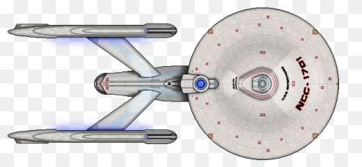 Uss Enterprise Refit Image - Enterprise Star Trek From Above Png,Star Trek Enterprise Png