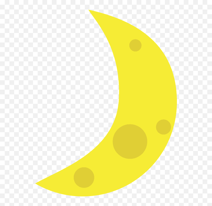 Crescent Moon Emoji Clipart - Eclipse Png,Crescent Moon Transparent