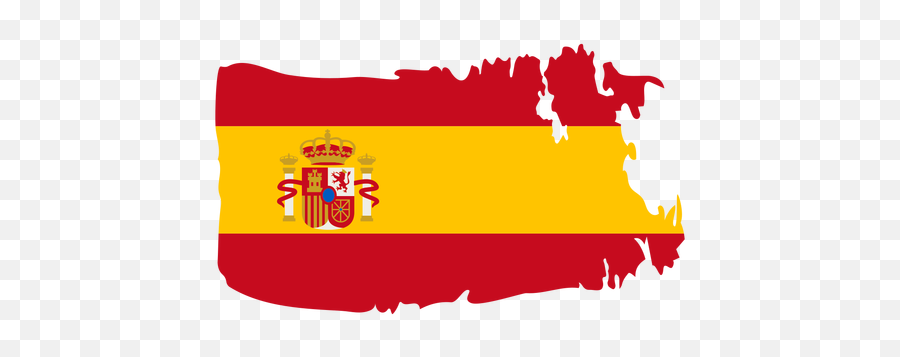 Spain Brushy Flag Design - Transparent Png U0026 Svg Vector File Language,Spain Flag Png