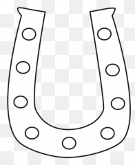 Horse Shoe Horseshoe Clip Art - Wikiclipart Horseshoe Sillouet On Black Background Png,Horseshoe Transparent