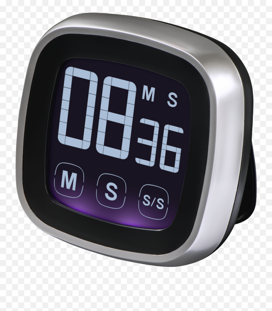 Xavax 00095321 Kitchen Timer Touch With Countdown And Stopwatch - Kuchyská Minutka Digitální Png,Stopwatch Transparent