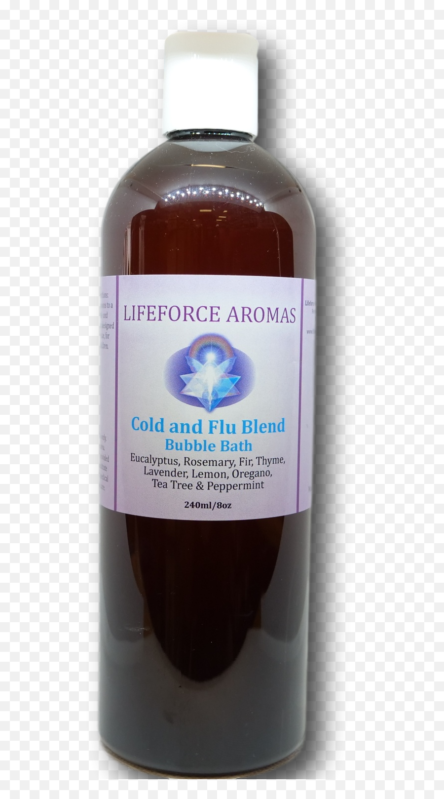 Cold U0026 Flu Blend Bubble Bath 240ml Life Force Herbal Png