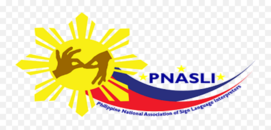 Download Hd Interpreters Hand Behind - Philippine National Association Of Sign Language Interpreters Png,Filipino Flag Png