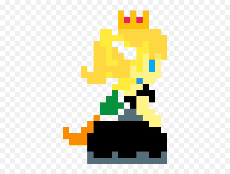 Pixilart - Bowsette By Waluigi14144 Fictional Character Png,Bowsette Png