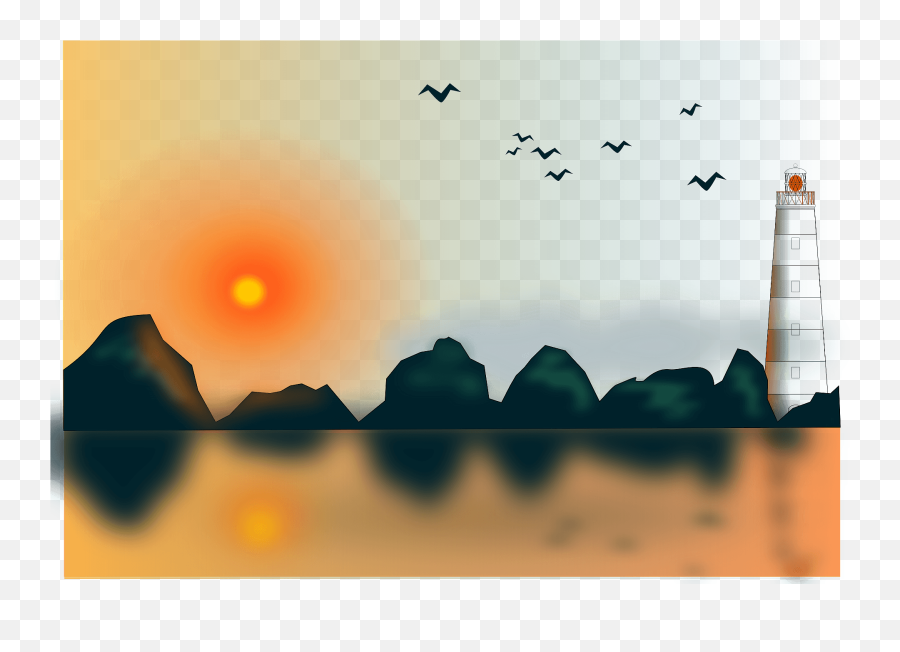 Sunset Clipart - Clip Art Png,Sunset Transparent