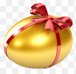 Download Egg Wrapped In Red Ribbon Png Image For Free - Easter Cards For Business,Present Bow Png