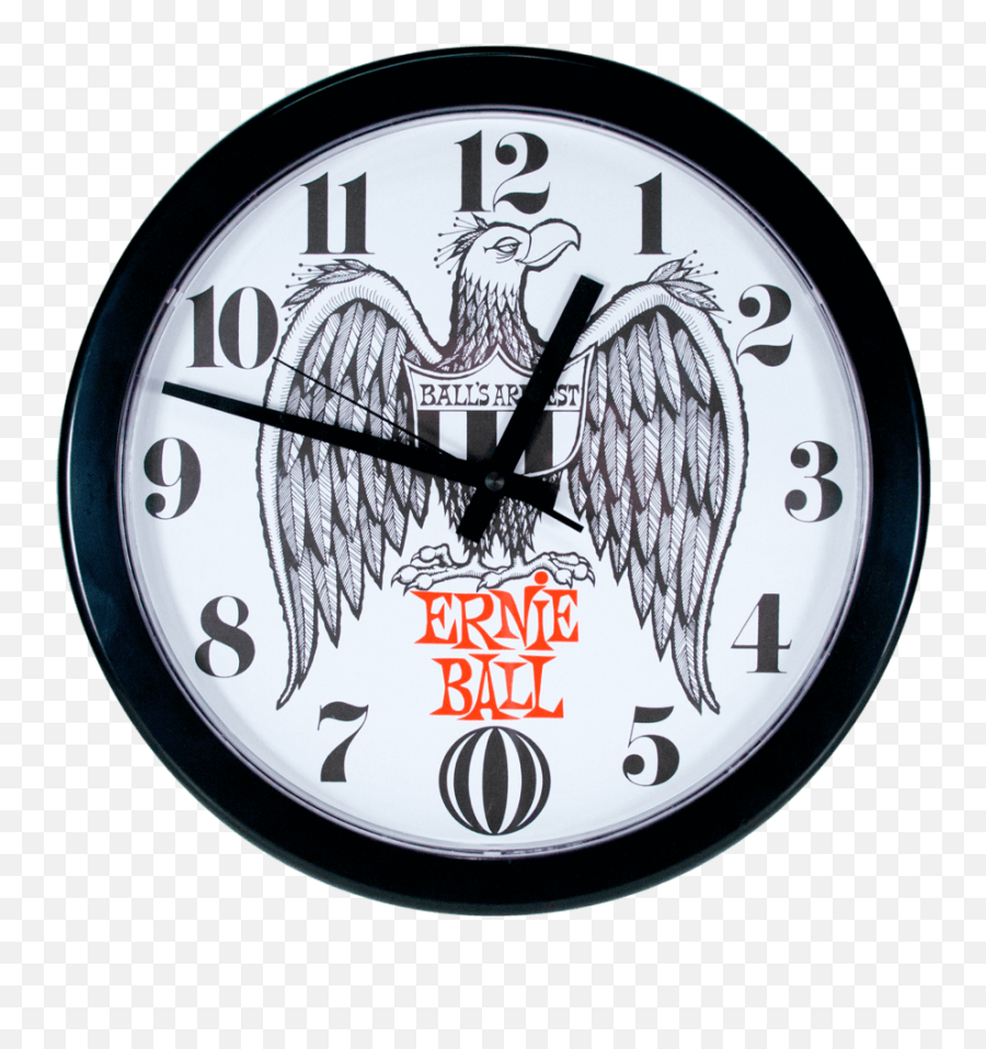 Ernie Ball Clock - Ernie Ball Eagle Logo Png,Clock Logo