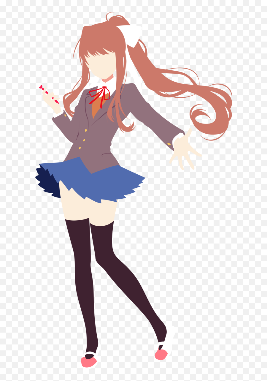 Download Doki Literature Club - Doki Doki Literature Doki Doki Literature Club Monika Clipart Png,Doki Doki Literature Club Transparent