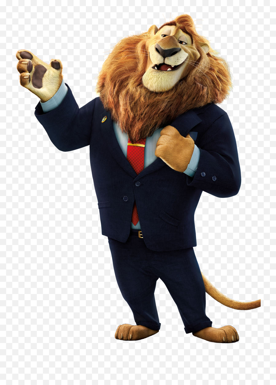 Mayor Lionheart Png Zootopia Transparent