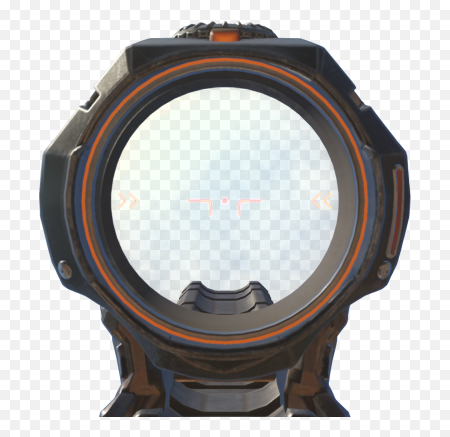 Modern Orange Scope Png Image - Sniper Scope Transparent Png,Sniper Scope Png