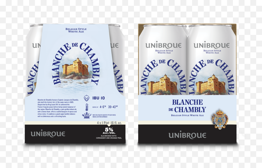 Unibroue Launches Blanche De Chambly In - Unibroue Blanche De Chambly Png,Icon For Hire Sugar And Spice