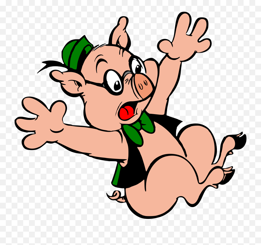 Piglet Png - Clipart Pig Colour Pig Falling Cartoon Falling Pig Clipart,Piglet Png