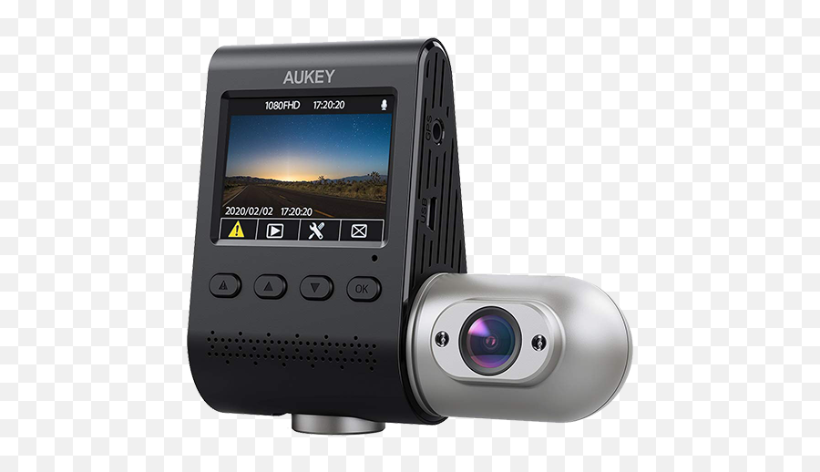 Aukey Drs2 Detachable Dual Camera - Dash Cam Aukey Png,Dashcam Icon