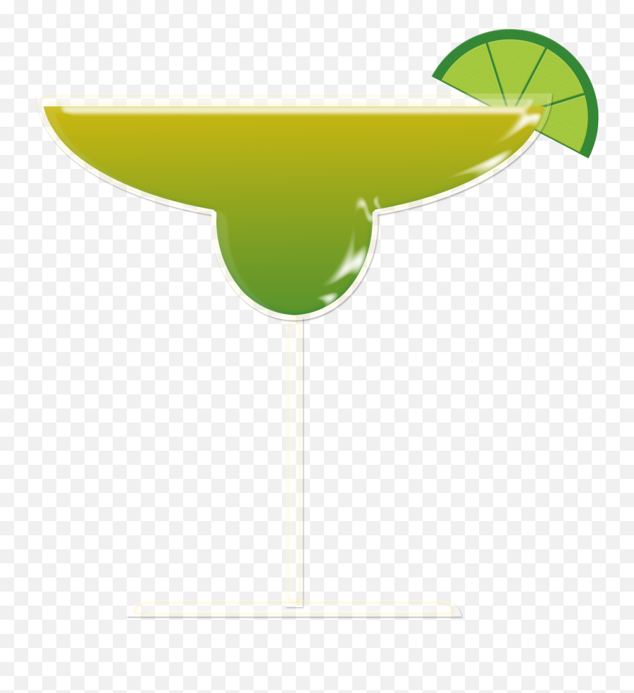 Cartoon Cocktail Garnish Drawing Glass - Margarita Clipart Transparent Background Png,Cocktail Glass Png
