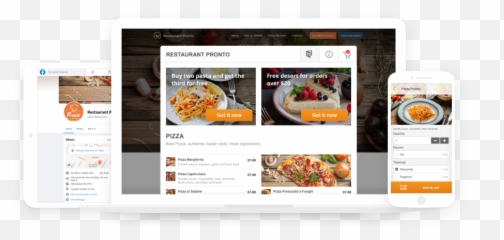 Food Ordering Software Works - Gloriafood png