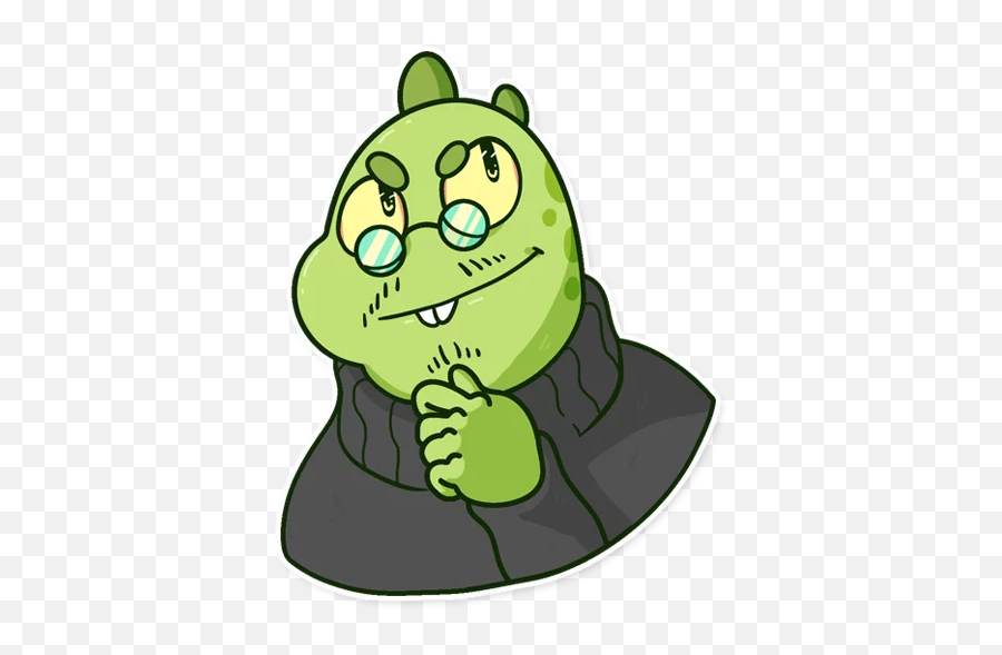 Telegram Sticker 10 From Collection Obey Reptilians - Cartoon Png,Obey Hat Transparent