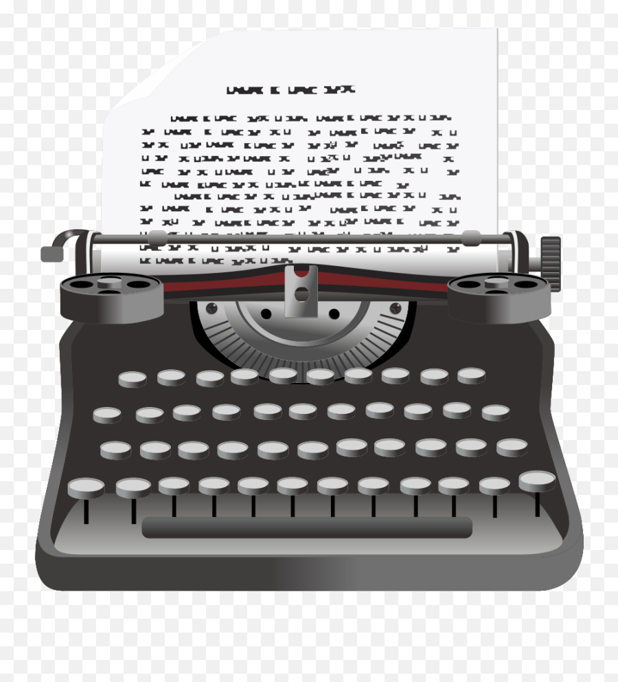 Filegrey Typewritersvg - Wikimedia Commons Typewriter Png Clipart,Typist Icon