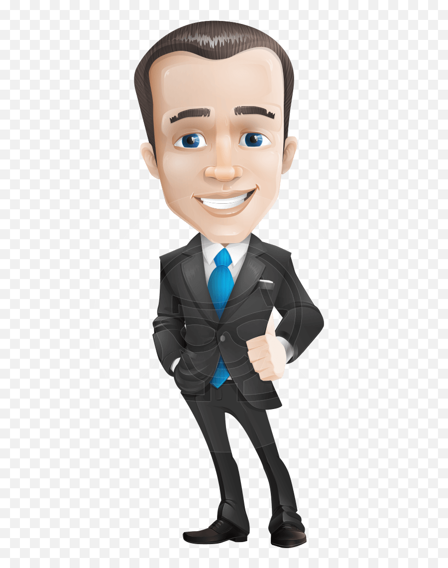 Vector Male Business Cartoon Character Graphicmama - Business Cartoon Png,Busniess Icon