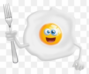 Fried Egg Png - Fork