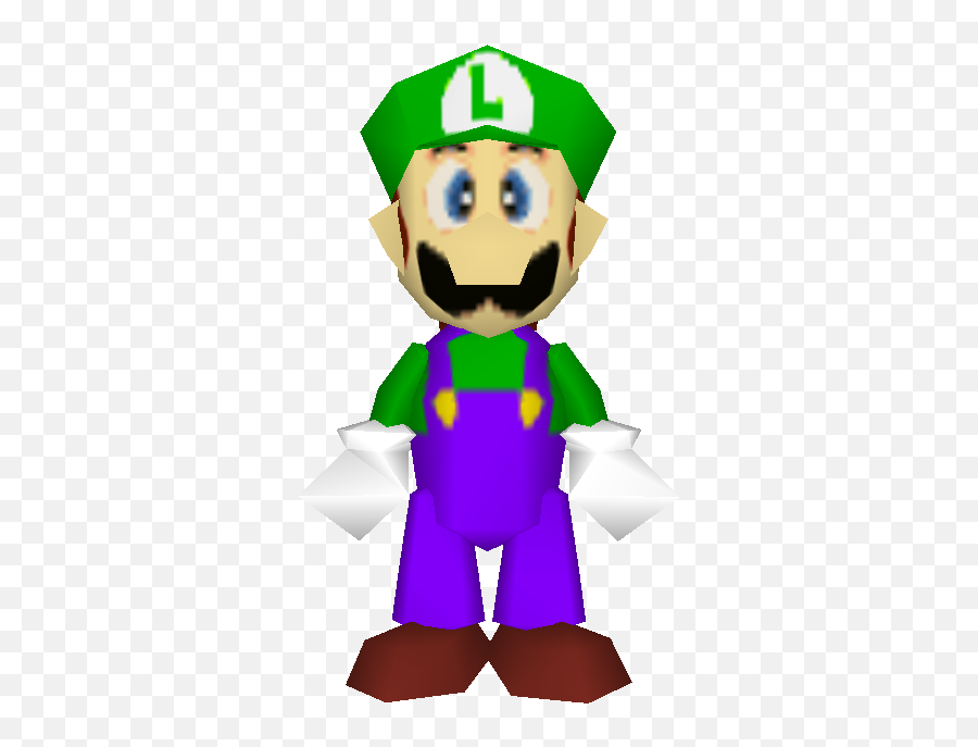 Nintendo 64 - Super Smash Bros Luigi The Models Resource Super Smash Bros 64 Luigi Model Png,N64 Icon File