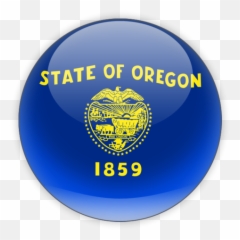 Round Icon Illustration Of Flag Ofu003cbr U003e Oregon - Government png