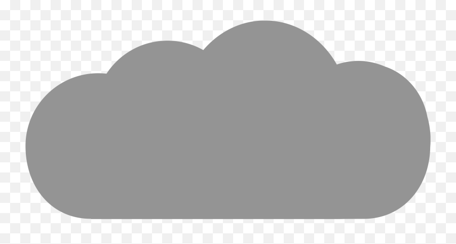Grey Cloud Icon Png Clipart - Grey Cloud Clipart,Clouds Clipart Png