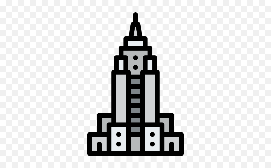 Empire State Building - Free Monuments Icons Vertical Png,State Icon