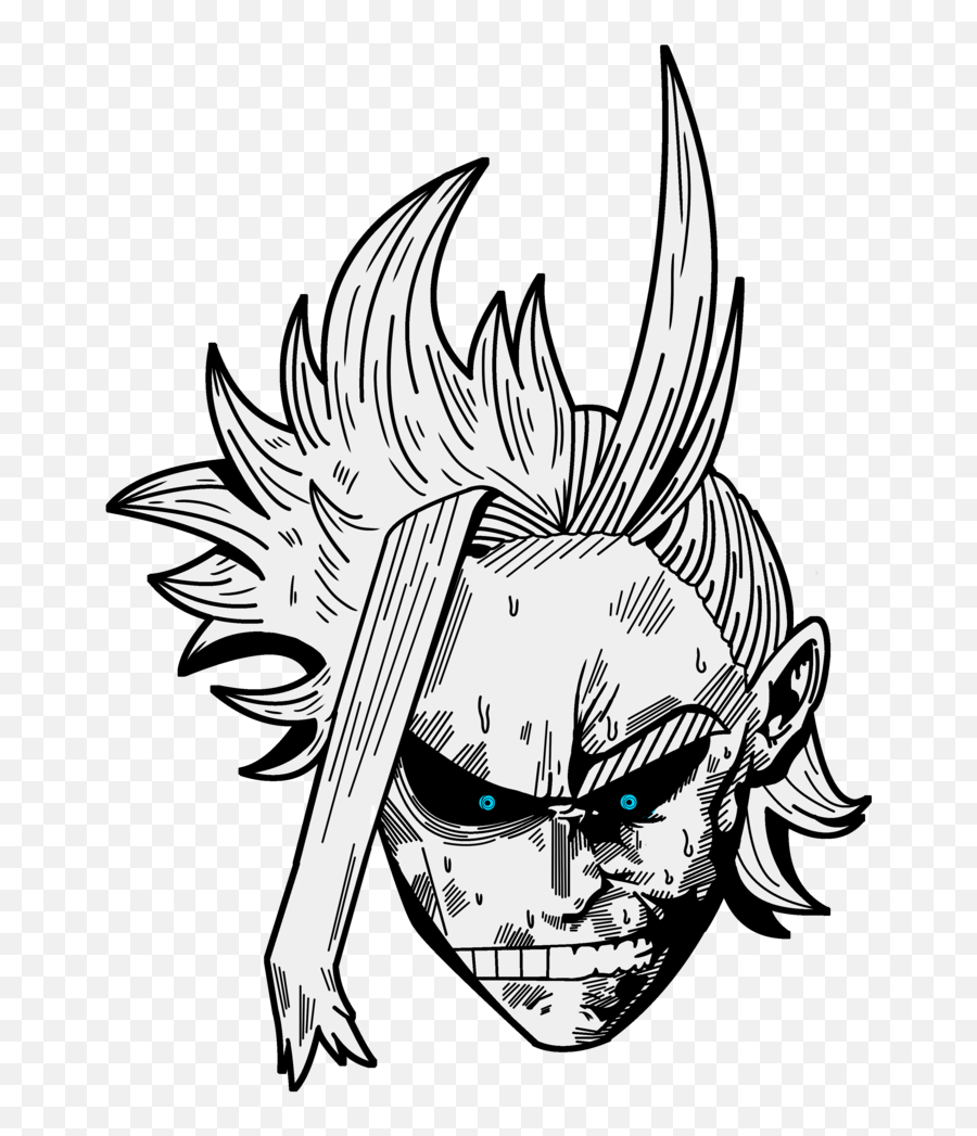 Toshinoriall Might Pin - All Might Head Png Full Size Png All Might And Toshinori,All Might Png