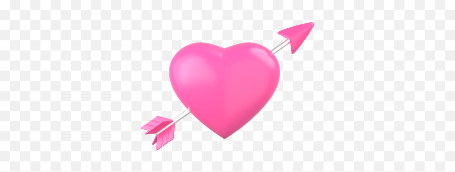 Heart 3d Illustrations Designs Images Vectors Hd Graphics - Girly Png,Heart Arrow Icon