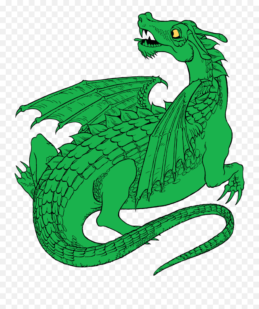 Green Dragon As A Cartoon Character Free Image Download - Dragon Png,Cartoon Icon