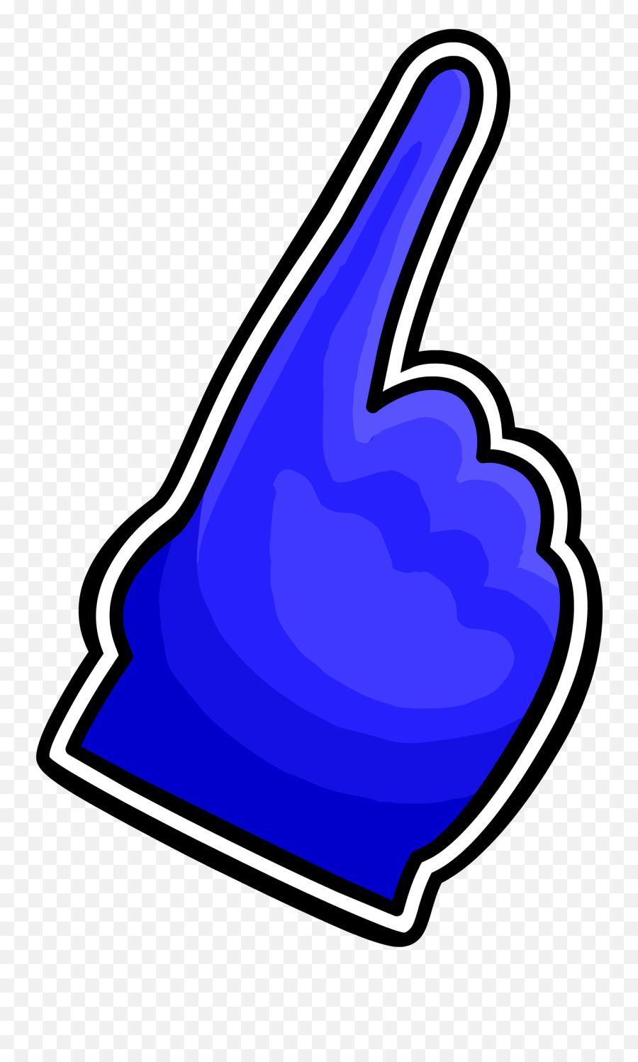 Club Penguin Rewritten Wiki - Finger Pointing Red Png,Foam Finger Png