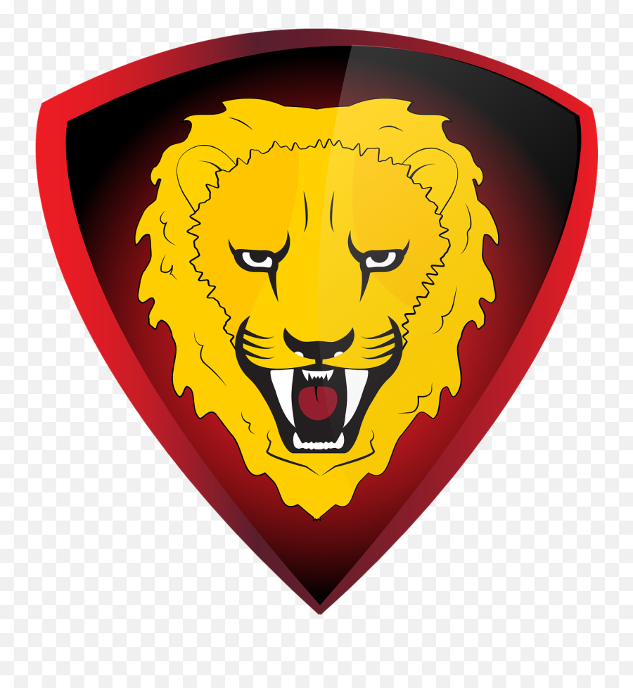 Lion Logo Shield - Escudo Con Un Leon Png,Lion Head Logo