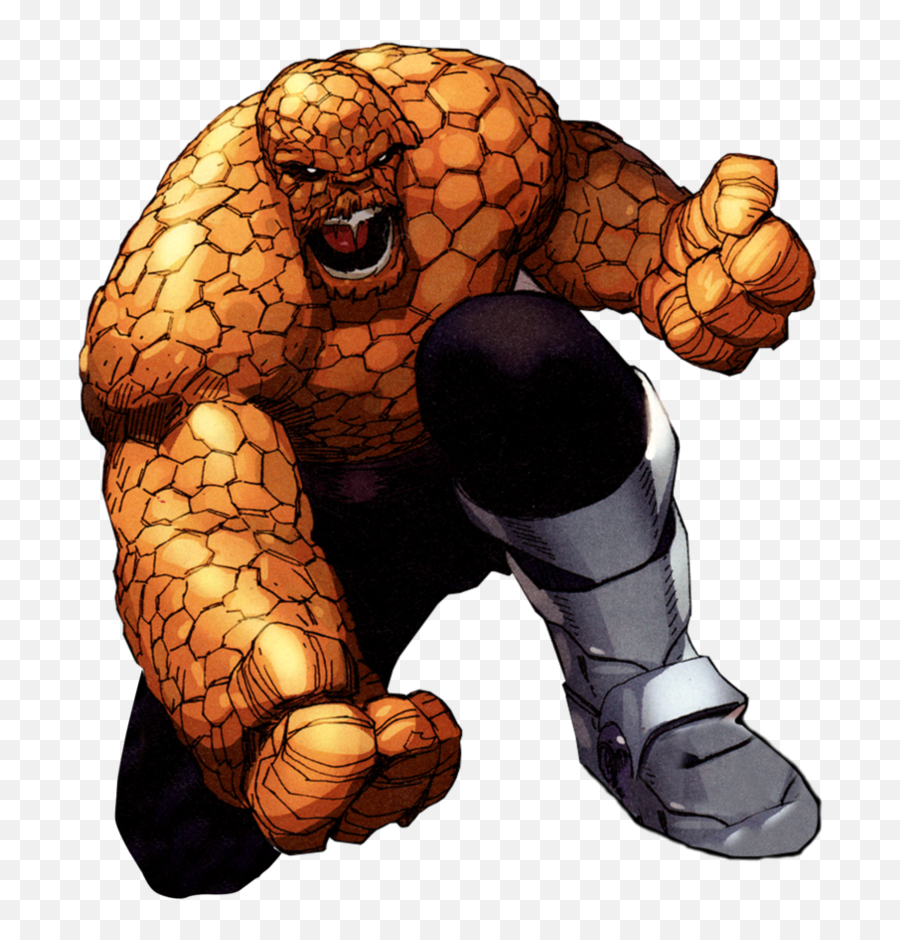 The Thing Vs Iron Fist And Luke Cage - Fantastic Four Dwayne Johnson Thing Png,Luke Cage Png