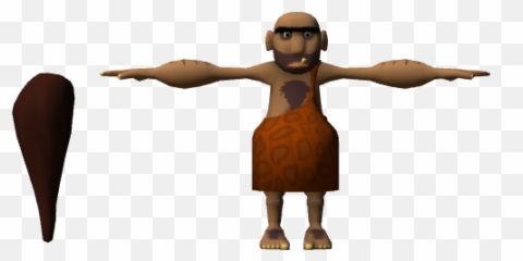 P3din - Oot The Caveman Illustration Png,Caveman Png