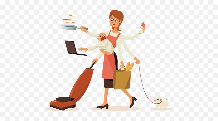 Busy Working Mom Png Transparent - Busy Mom,Mom Png