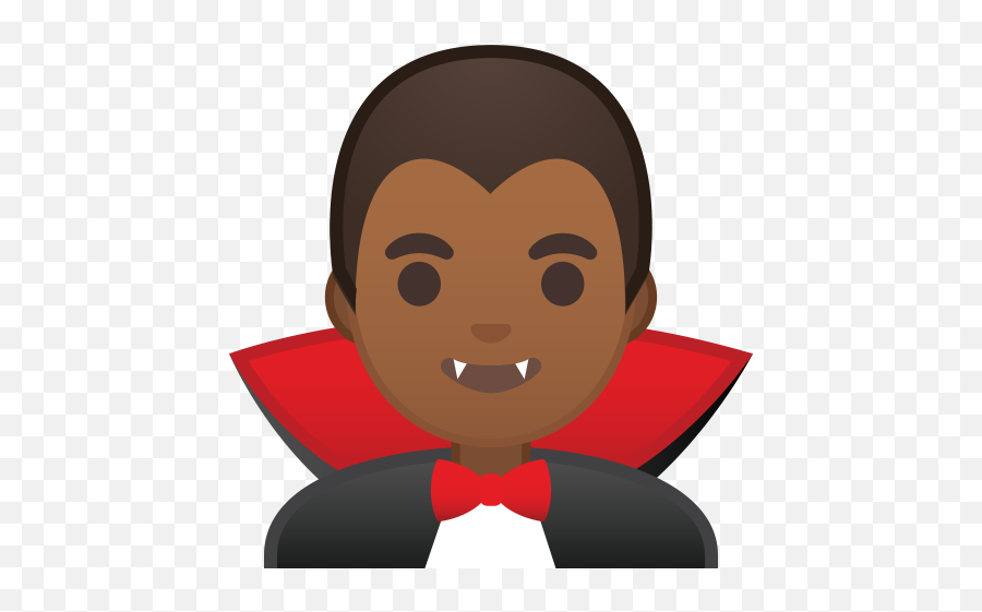 Man Vampire Medium Dark Skin Tone Icon - Vampire Emoji Png,Vampire Png