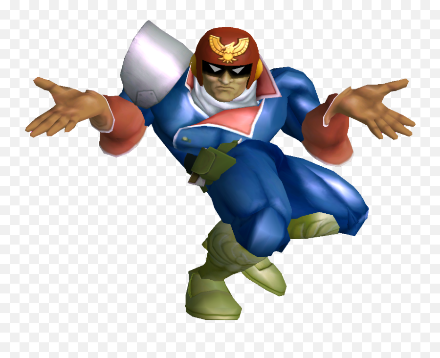 Download Smash Superhero Brawl Bros Melee Figurine Falcon Hq - Captain Falcon Dk Png,Falcon Png