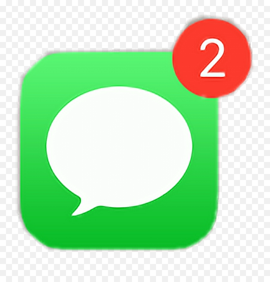Messages App Notification Iphone - Iphone Notification Clipart Png,Iphone Message Png