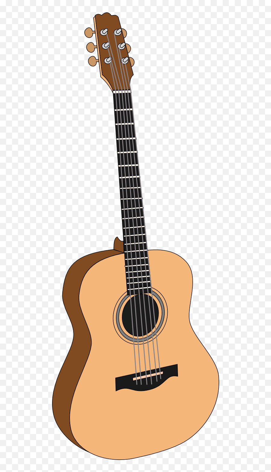 Acoustic Guitar Pn - Transparent Background Guitar Clipart Png,Guitar Png