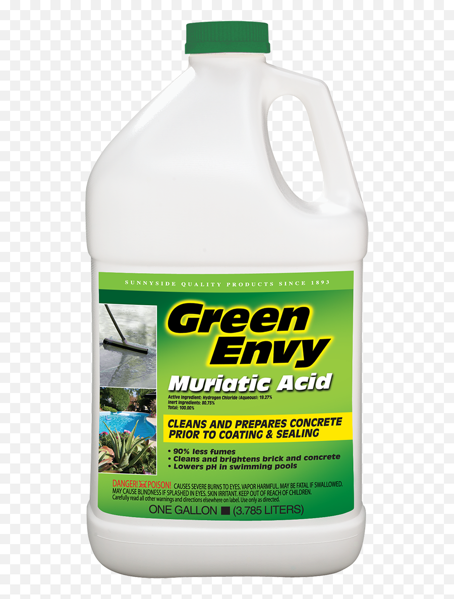 Green Envy Muriatic Acid - Bottle Png,Acid Png