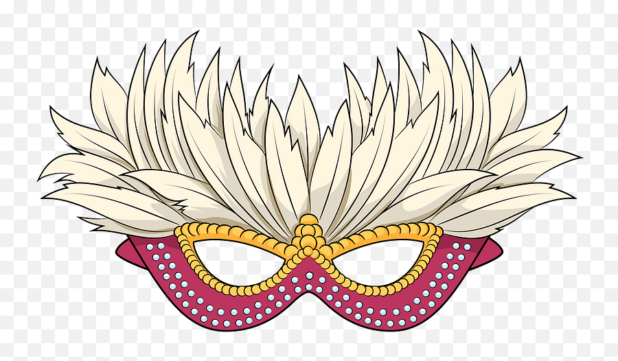 Mardi Gras Mask Clipart - Mardi Gras Mask Template Free Printable Png,Mardi Gras Mask Png