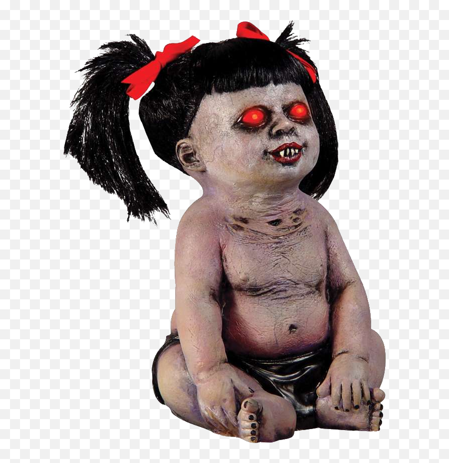 Demon Baby Large Creepy Prop - Zombie Baby Halloween Prop Png,Creepy Eyes Transparent