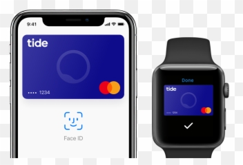 Apple Pay Tide Business - Watch Series 6 Transparent Backround png